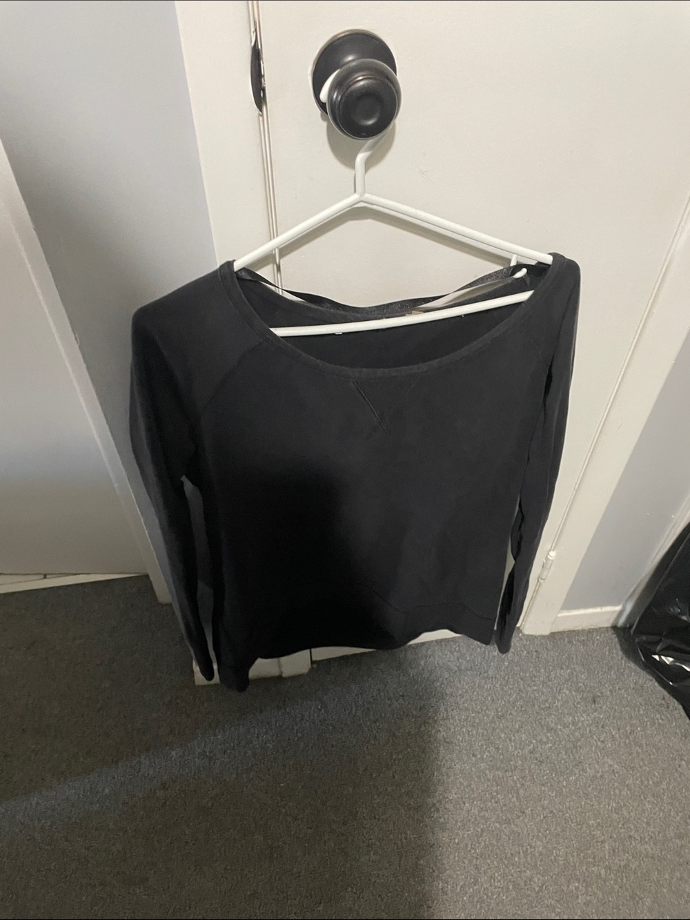 Classic Black Women's Long-Sleeve Top